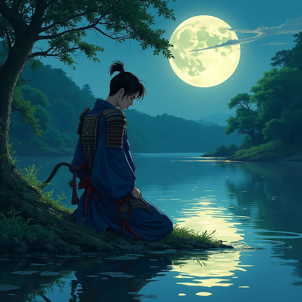 Samurai In meditation