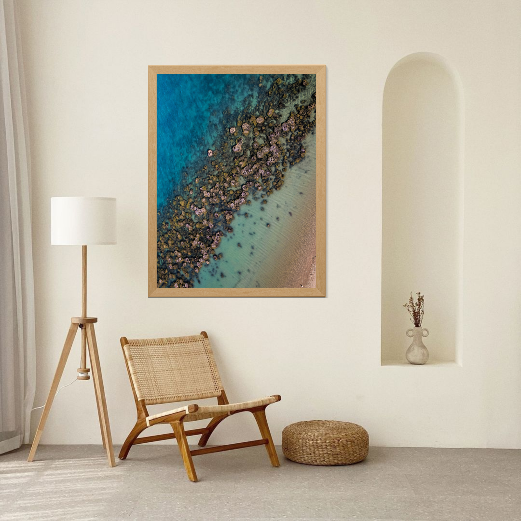 Point Vernon Coral Reef Hervey Bay Canvas