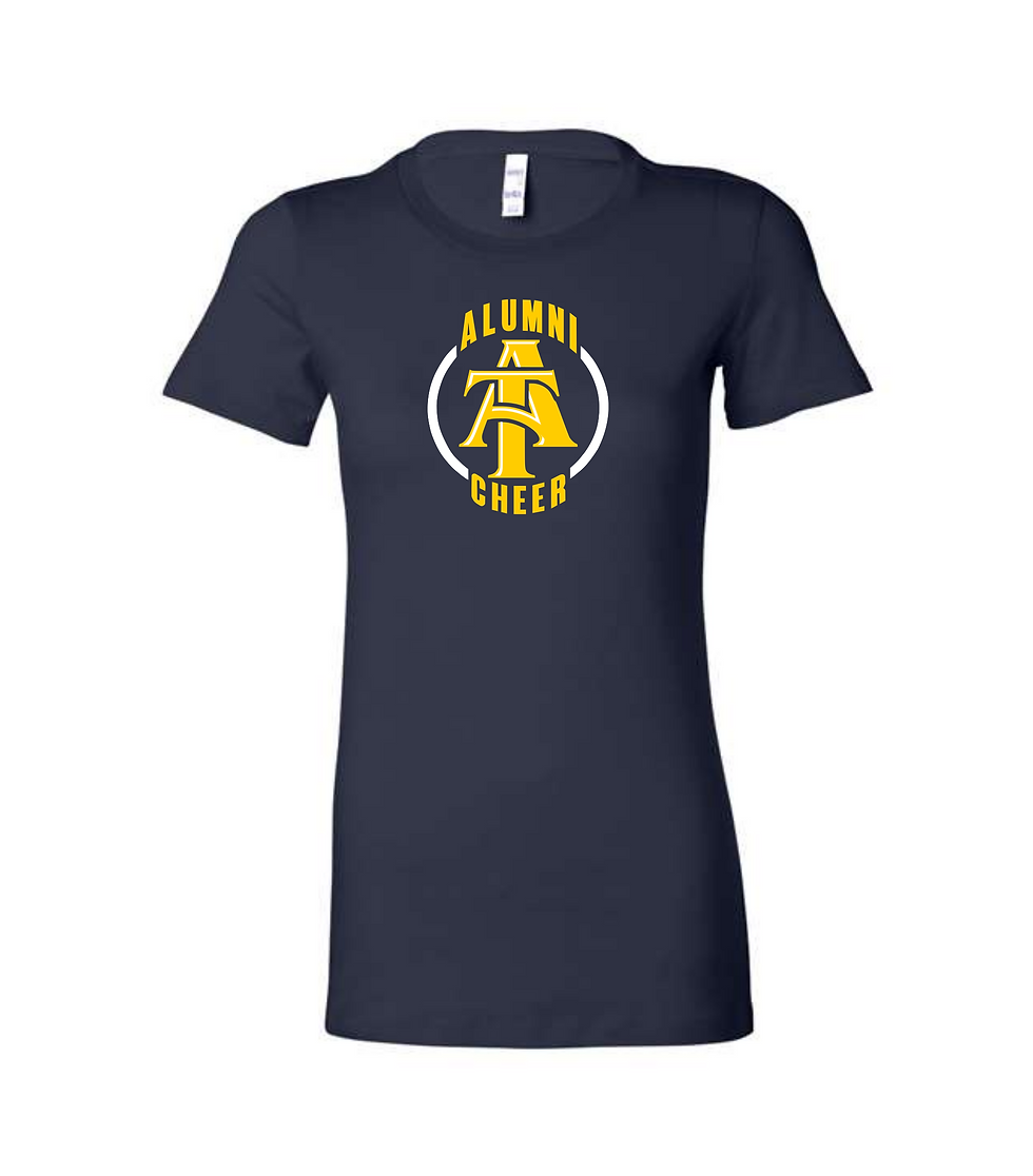Thumbnail: Ladies Slim Fit Tee - Full Chest Design