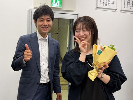 管理課Nさんのお誕生日をお祝いしました！