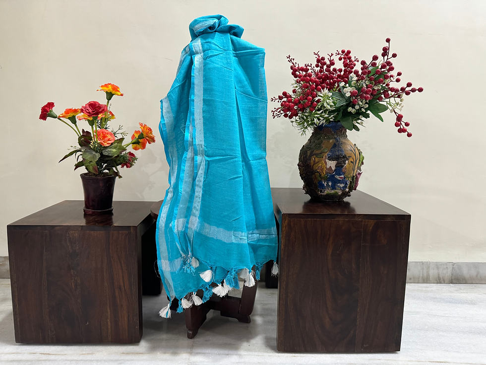 Thumbnail: Linen blue stole