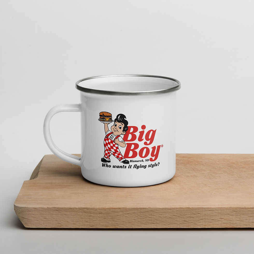 Thumbnail: Bismarck Big Boy Enamel Mug