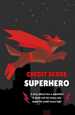 credit super hero book for kids teaching credit cards to kids