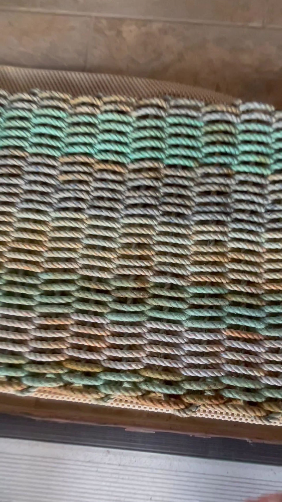 Thumbnail: Neutral Double Weave with Red
