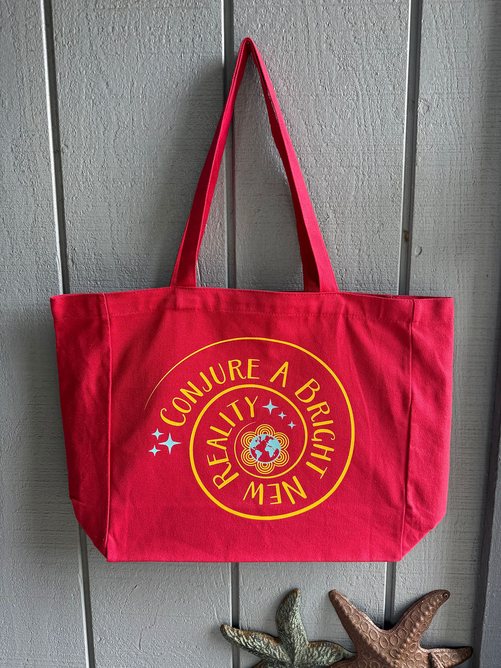 Thumbnail: Weave The World A Better Place Tote Bags