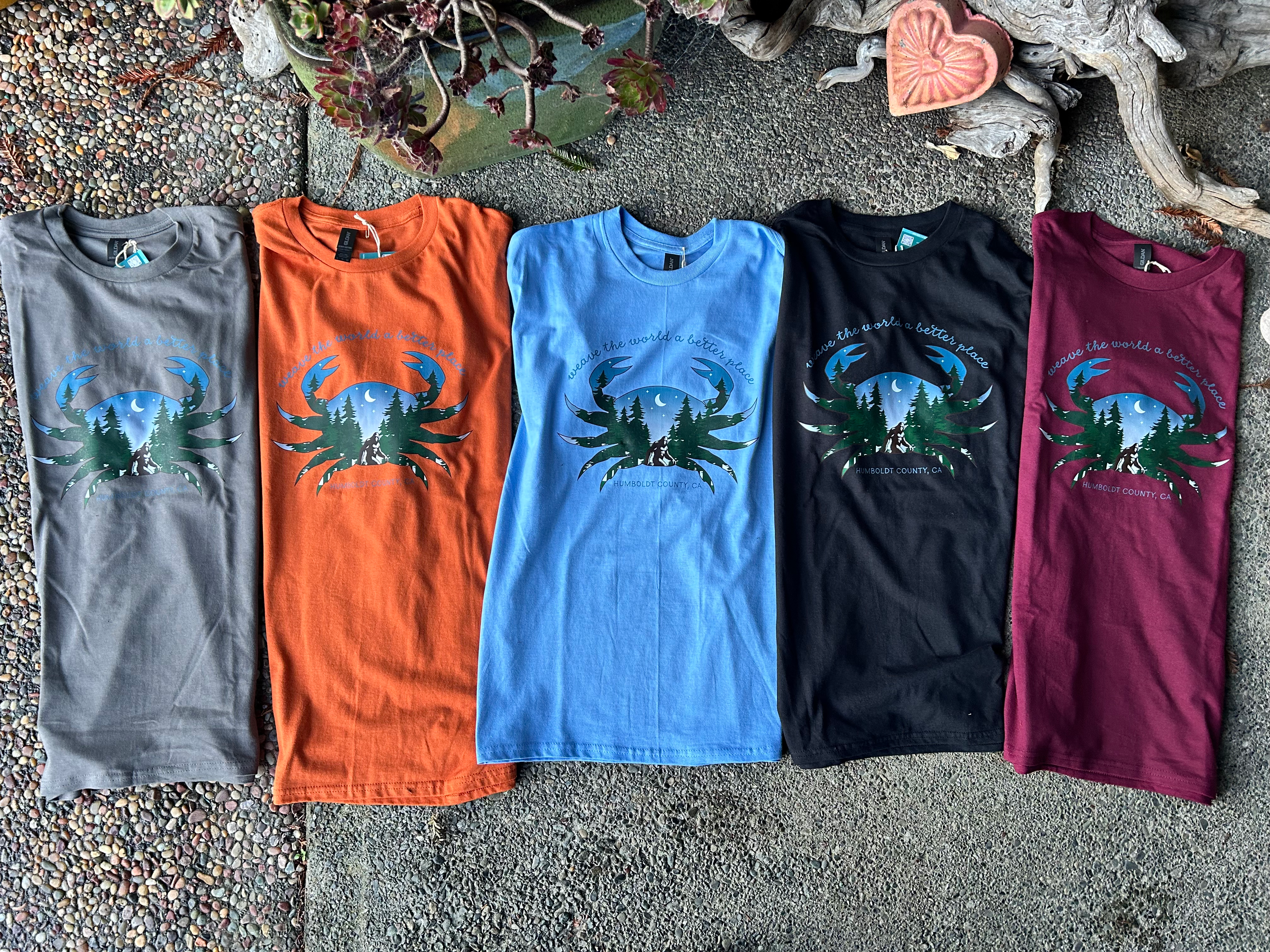 Bigfoot at Night Crab Shirt