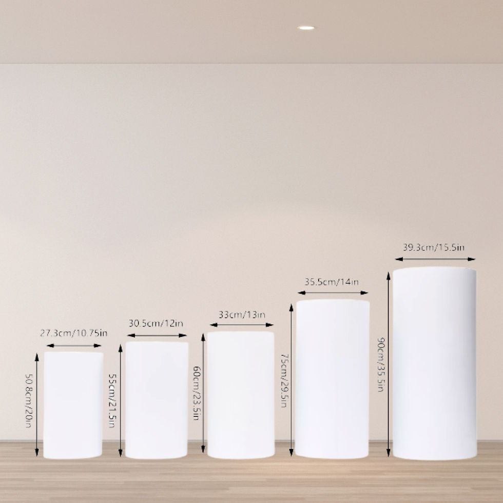 Thumbnail: White Cylinder Cake Plinths