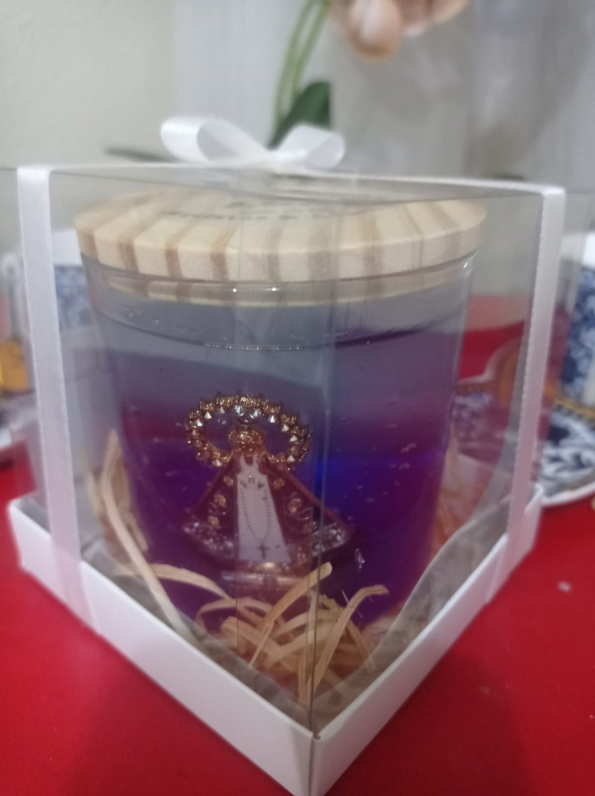 Vela Aromática em Gel Nossa Senhora