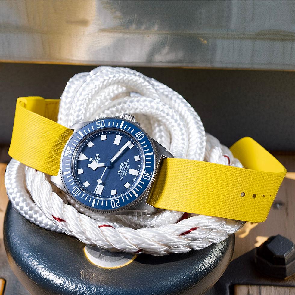 Thumbnail: Yellow one-piece FKM bracelet
