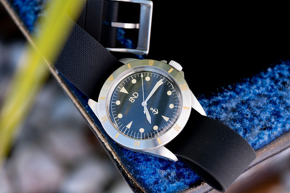 Thumbnail: Black one-piece FKM watch strap