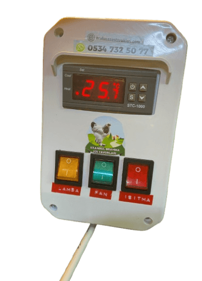 Civciv Büyütme Termostat Kutusu