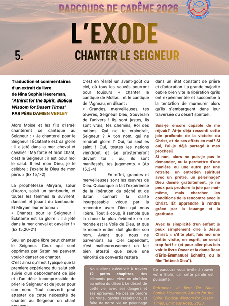 Parcours Carême 5 : Chanter le Seigneur 