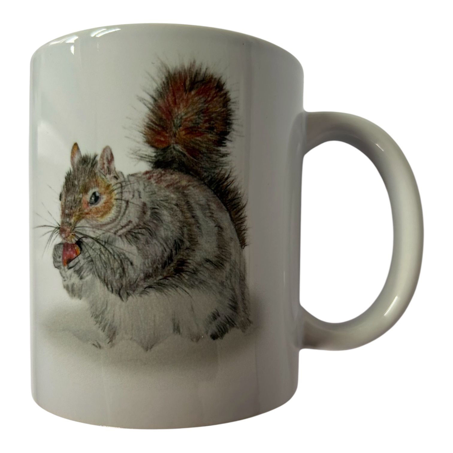 Mug - Squirrel (Local Artist’s coloured pencil design)