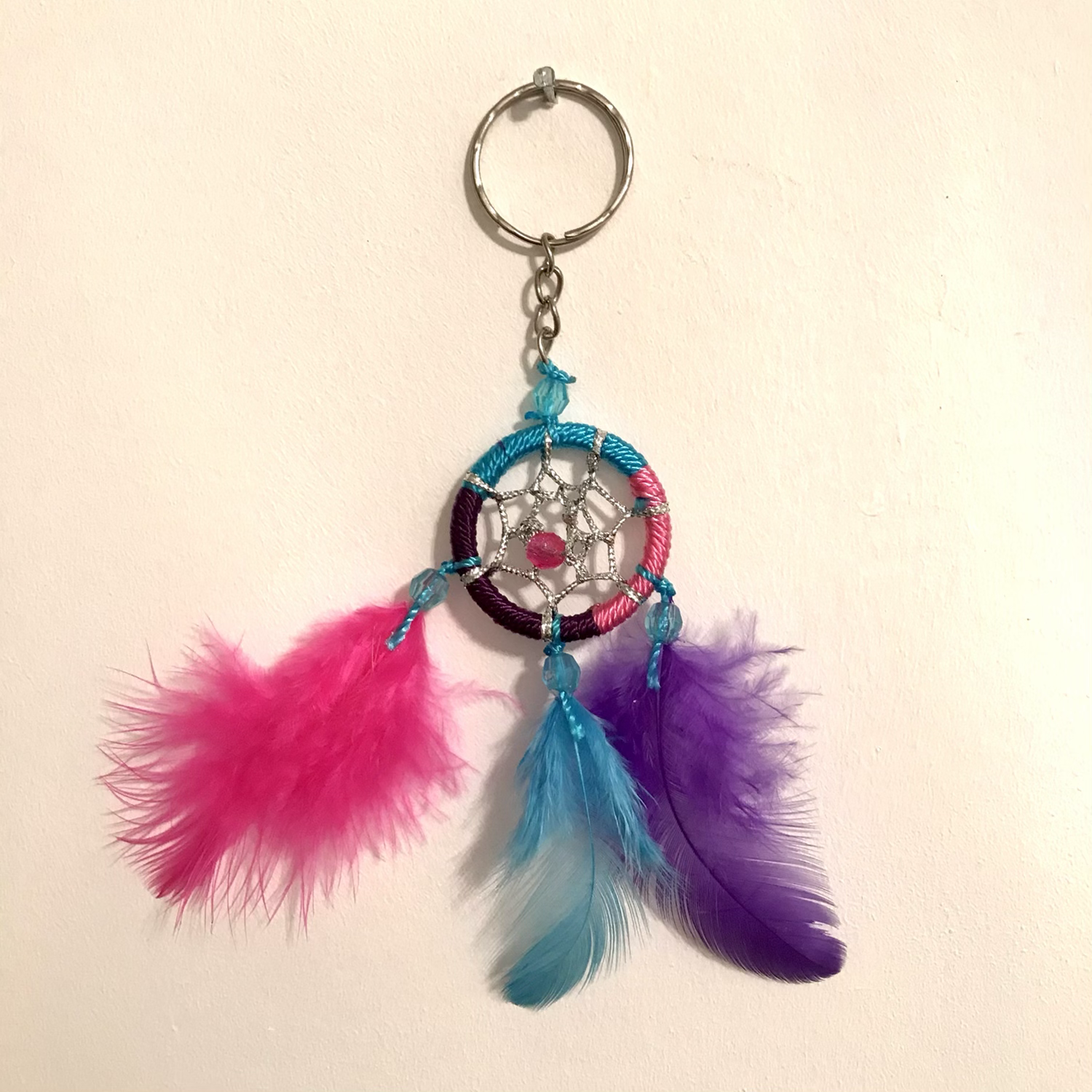 Dream catcher keyring 
