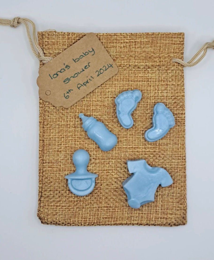 Thumbnail: Handmade Gender Reveal Wax Melts Favours x 5 bags 