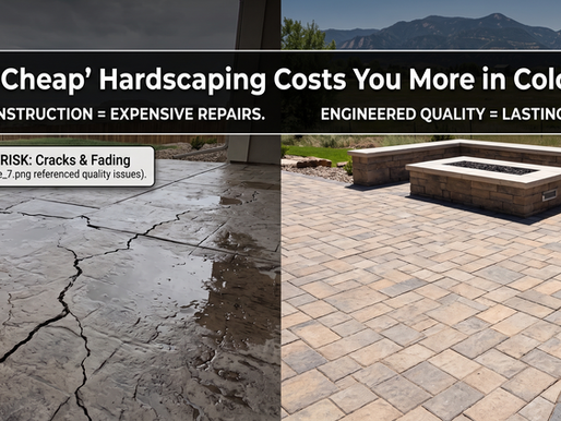 Why "Cheap" Hardscaping Costs You More in Colorado