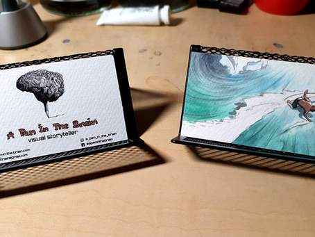My new comic related Business card