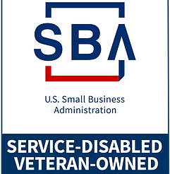 Service Disabled Veteran Owner Certified Business Logo