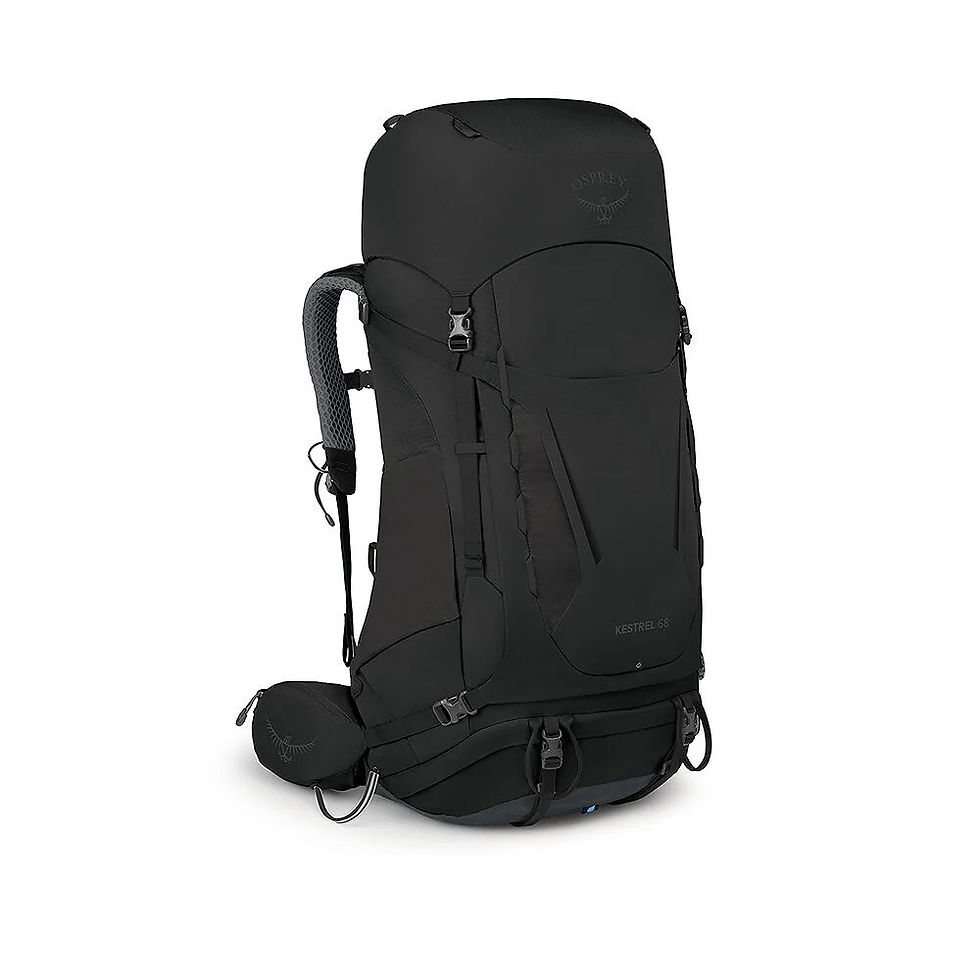 Osprey - Kestrel 68 Backpack - Black - Mens