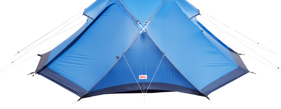 a blue fjallraven abisko view 2 tent