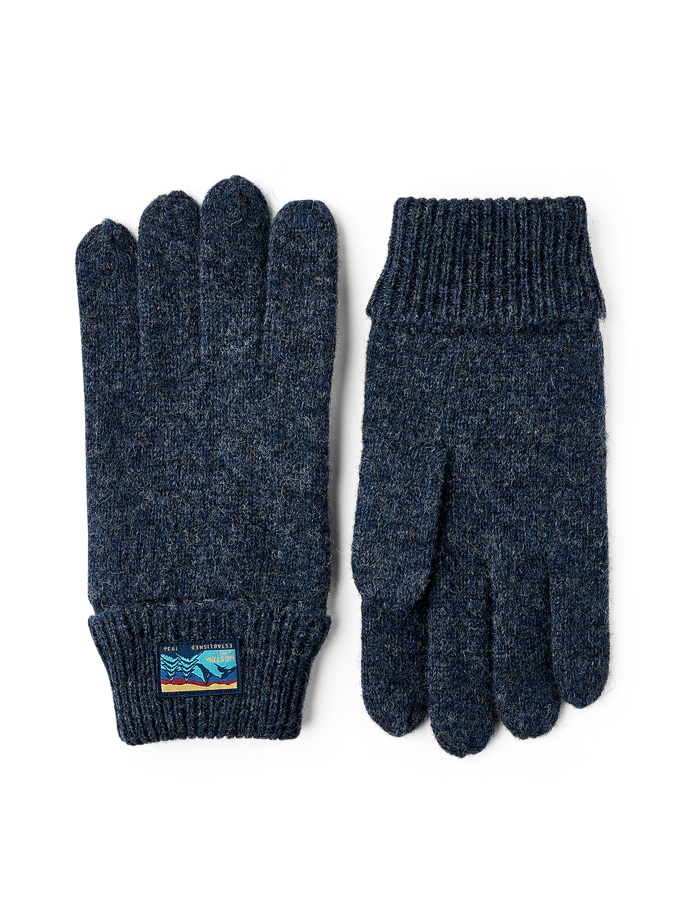 Hestra Raggwool - 5 Finger - Navy