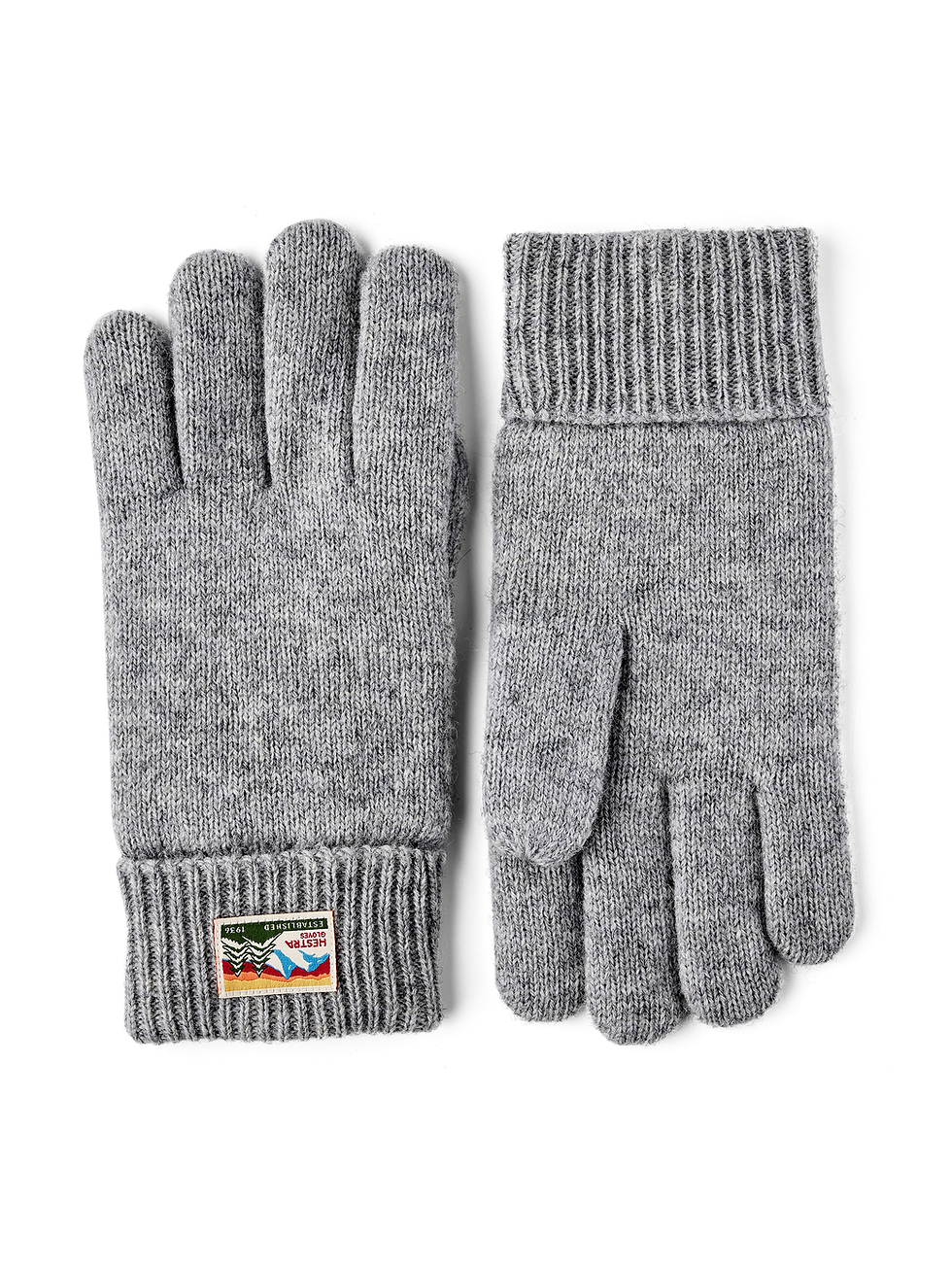 Hestra Raggwool - 5 Finger - Grey