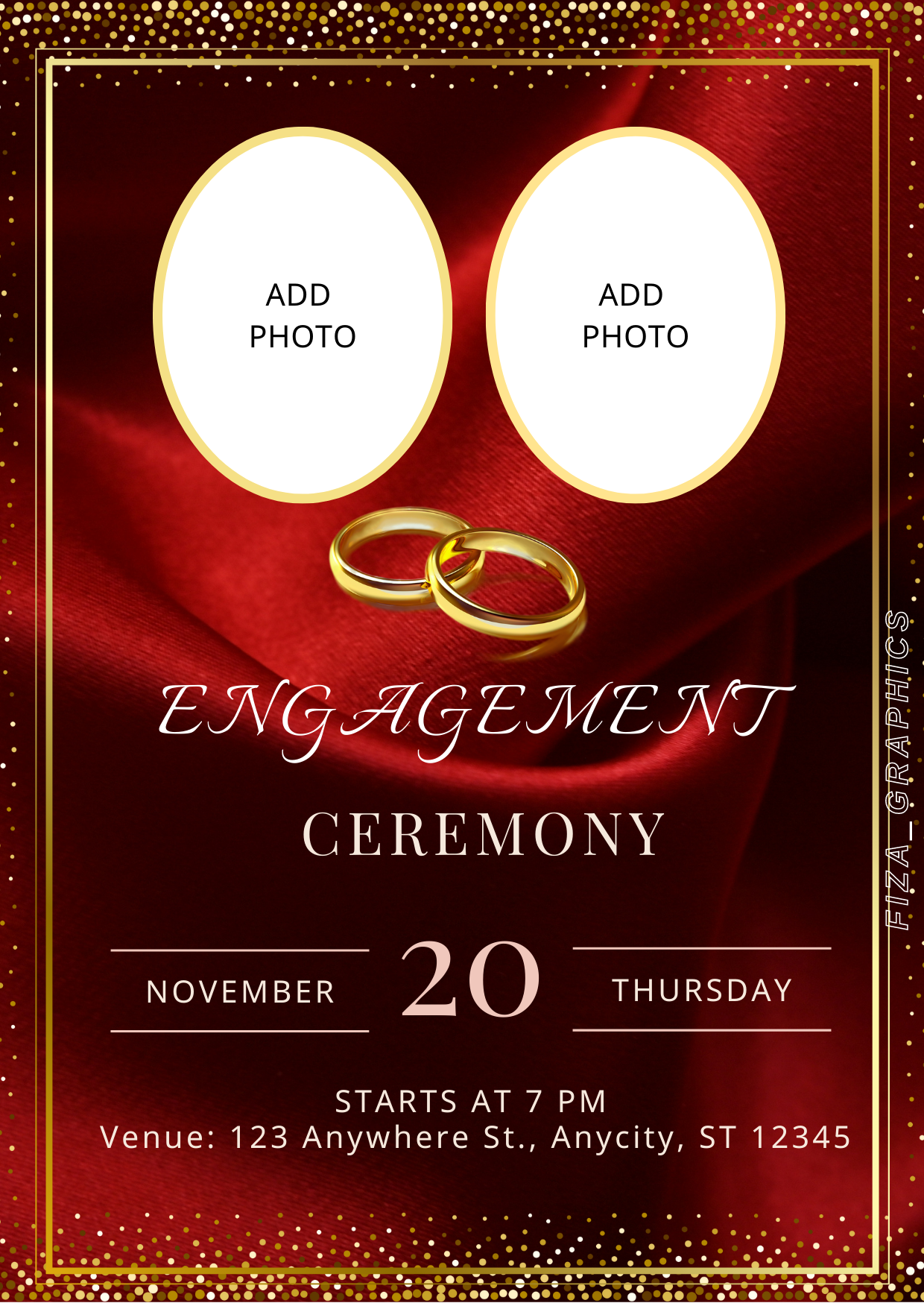 Engagement ceremony Invitation (virtual)