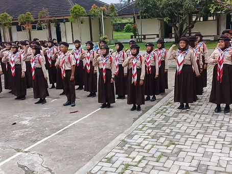 Kegiatan Pramuka SMP N 1 Pringsurat