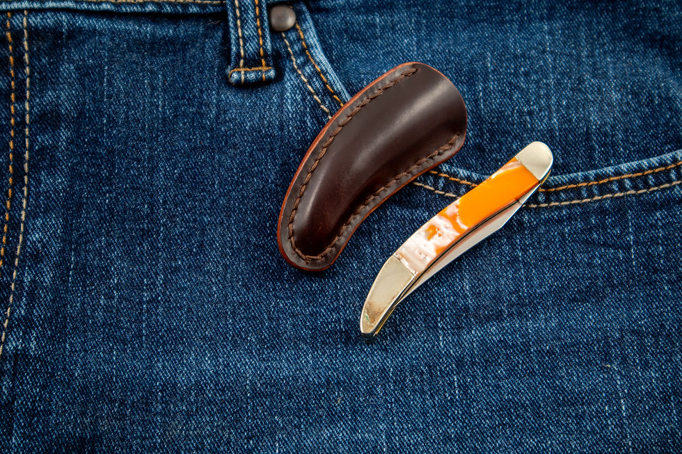 Thumbnail: Case Knife with Sheath - 910096TN