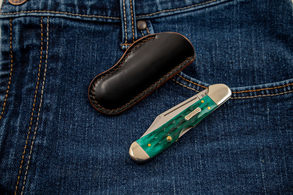 Thumbnail: Case Knife with Sheath - 48949