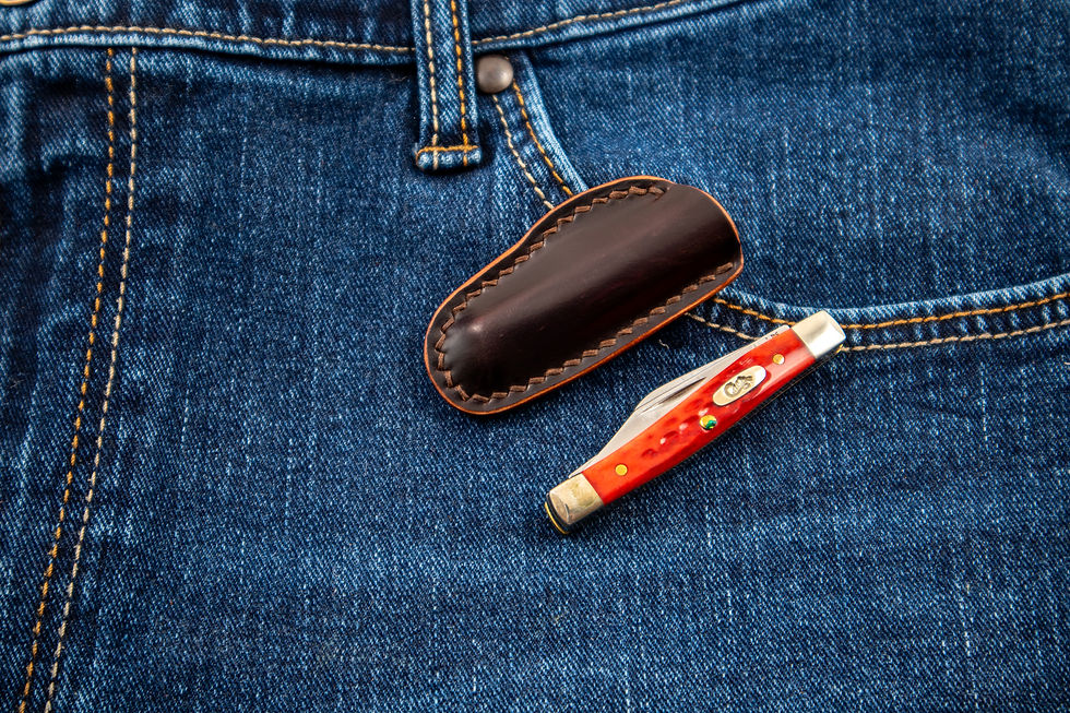 Thumbnail: Case Knife with Sheath - 10305