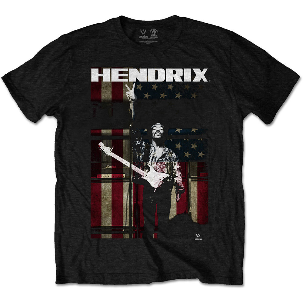 Jimi Hendrix - Peace Flag (tricou unisex)
