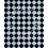Thumbnail: Queen of Hearts Rice Paper Prints - Grungy Blue Harlequin