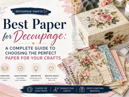 Best Paper for Decoupage: A Complete Guide to Choosing the Perfect Paper for Your Crafts