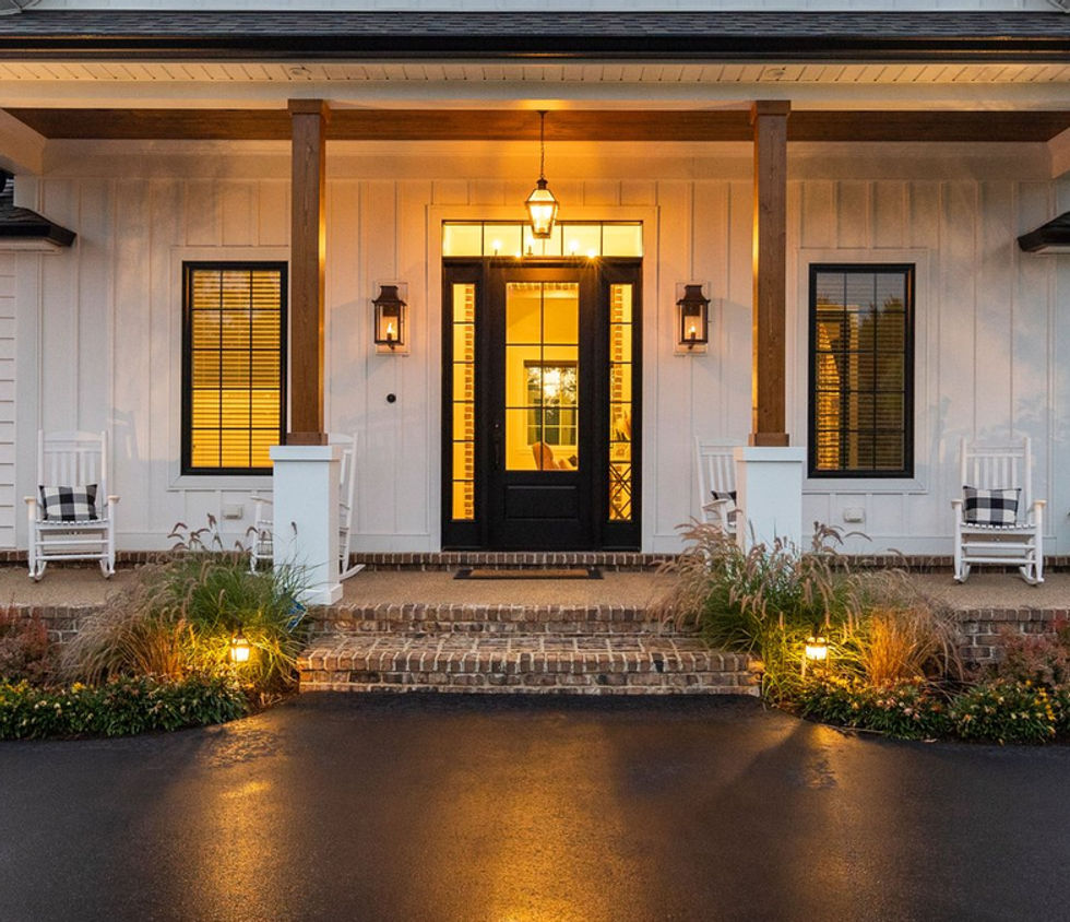 Custom Home Front View