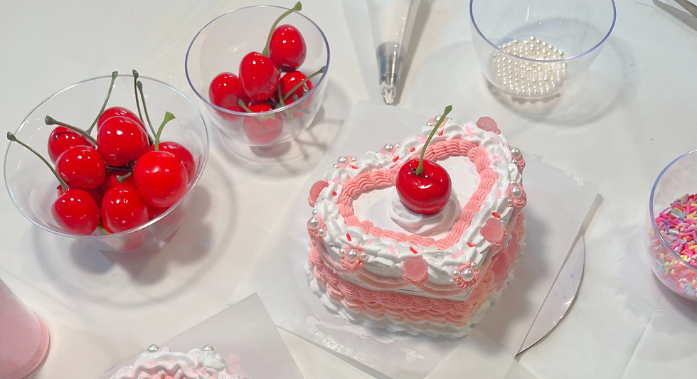 Fake Cake Decorating - July 26 ( session 3)