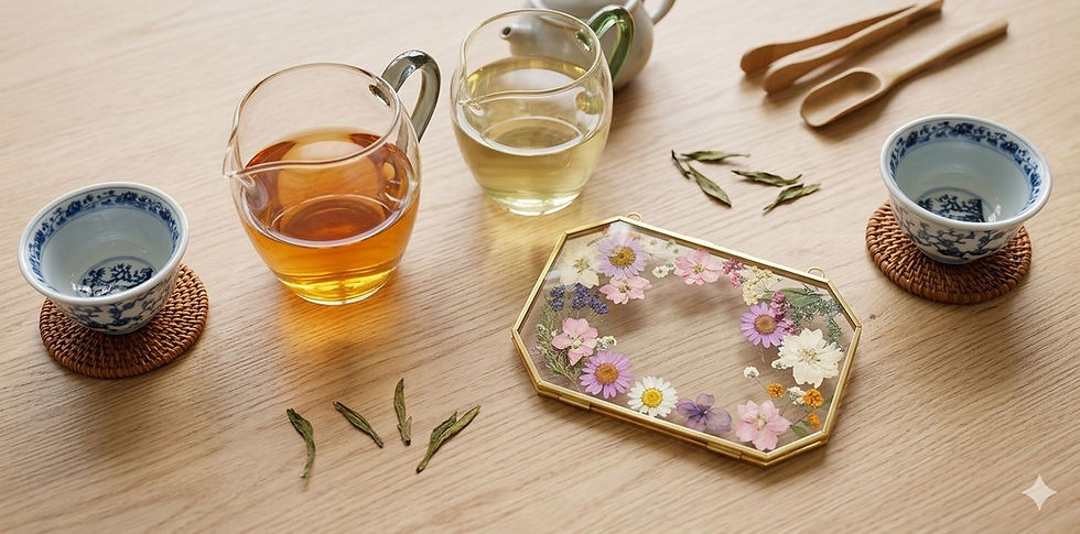 Tea Tasting & Pressed Flower Frame Workshop – Mother’s Day Experience at Dov & Company (VA)