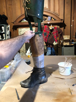 Victorian Prosthetic leg