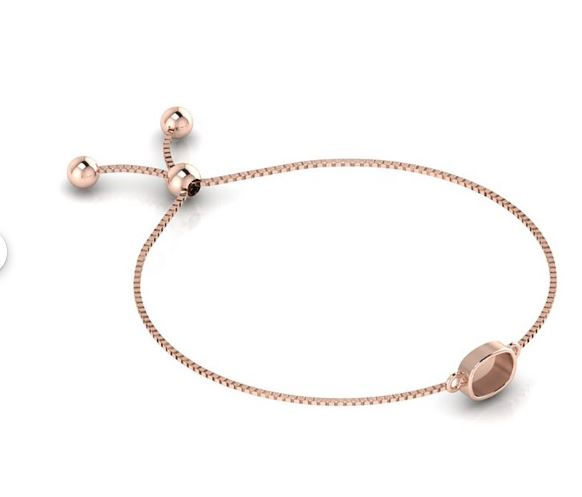 Thumbnail: 925 Sterling Silver Square Cushion Shape Bracelet Setting, Bracelet For Women.
