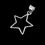 Thumbnail: 925 Sterling Silver Open Bezel Blank Star Shape Hollow Pendants Setting Charm.