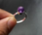 Thumbnail: 925 Sterling Silver Round Bezel Blank Cap Ring Setting With Pin