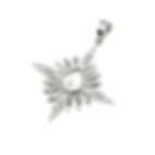 Thumbnail: 925 Sterling Silver Pendant Pear Shape Bezel For Resin Work With CZ Gemstones.
