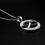 Thumbnail: 925 Sterling Silver Infinity In Round Shape Pendant, Horse Hair Pendant.