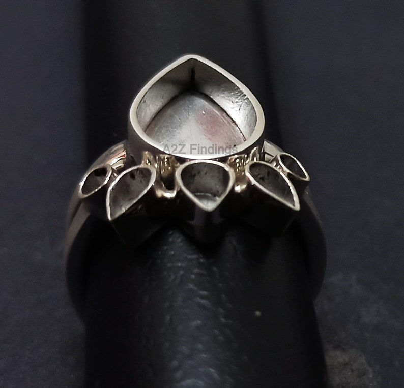 Thumbnail: 925 Sterling Silver Mandala Ring, Septum, Stacking, Thumb, Minimalist Ring.