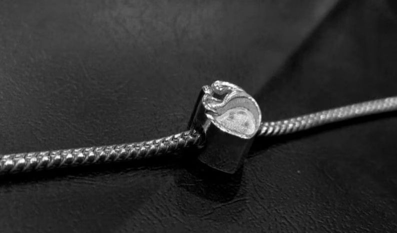 Thumbnail: 925 Sterling Silver Sliding Beads Mother Loves Baby Shape, Charm For Bracelet.