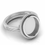 Thumbnail: 925 Sterling Silver 12X10 MM Oval Shape Bezel Ring Setting.