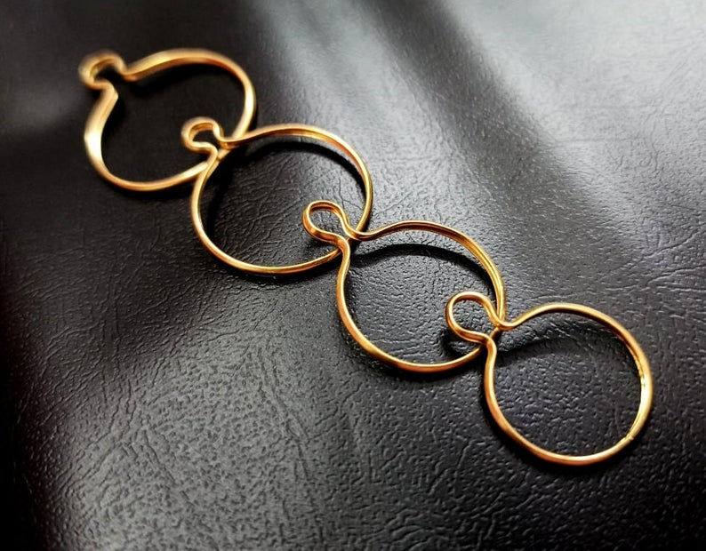 Thumbnail: 925 Sterling Silver Round Single-Loop Wraptite Setting, Pendant 3MM - 30MM Round