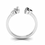 Thumbnail: 925 Sterling Silver Fancy Shape 6 MM Ring Base, Adjustable Ring For Women.