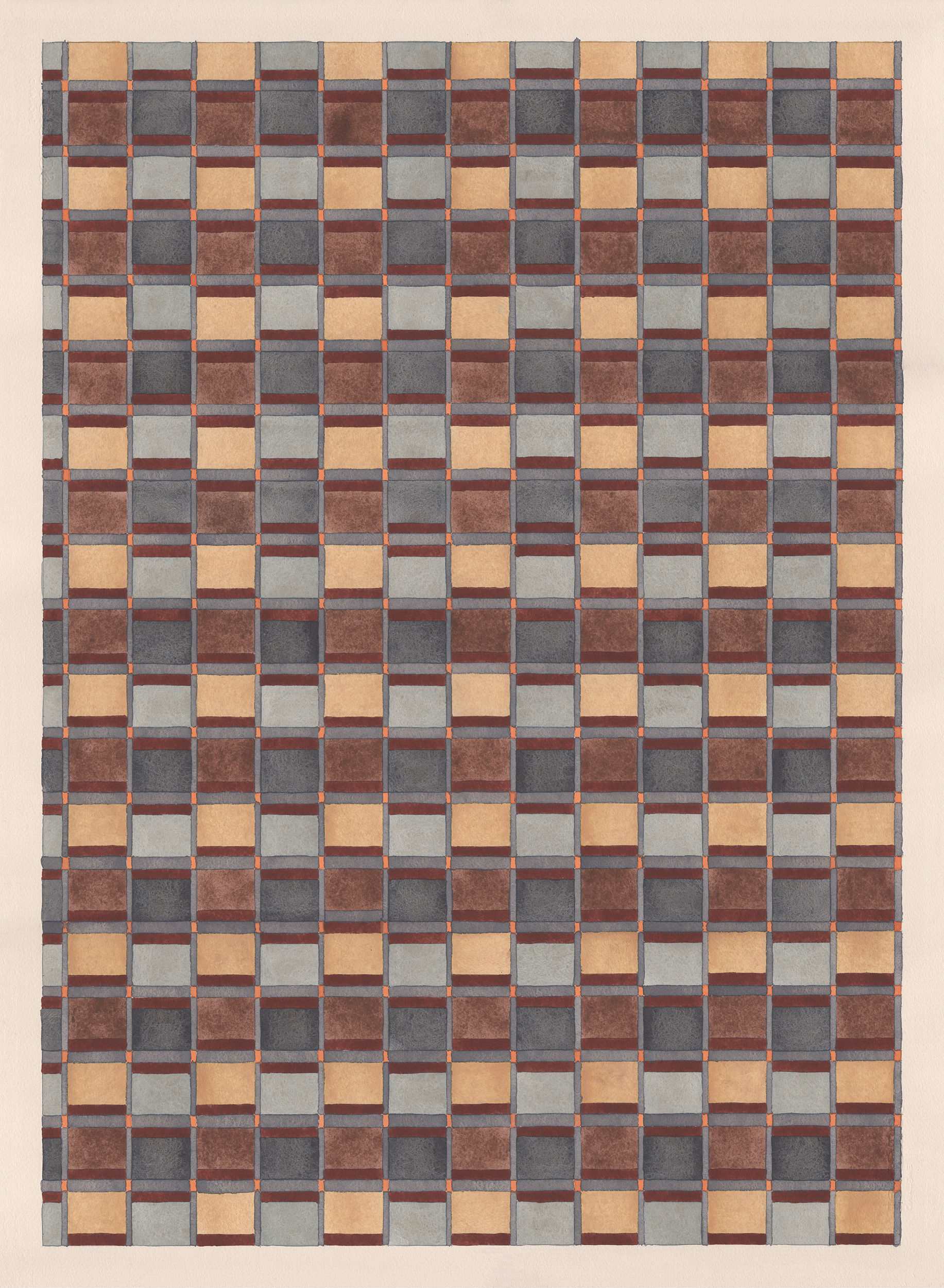 Fall '26 Watercolor Pattern No. 1 - October - Fine Art Print