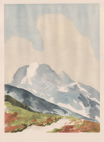 Late Summer '24 Landscape Watercolor No. 3 - August - Fine Art